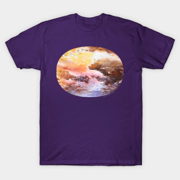 Watercolor Sky No 1 T-Shirt by KKmiecik_ART